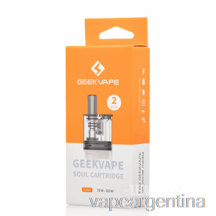 Vainas De Repuesto Geek Vape Soul De 0,6 Ohm, Vape Descartable